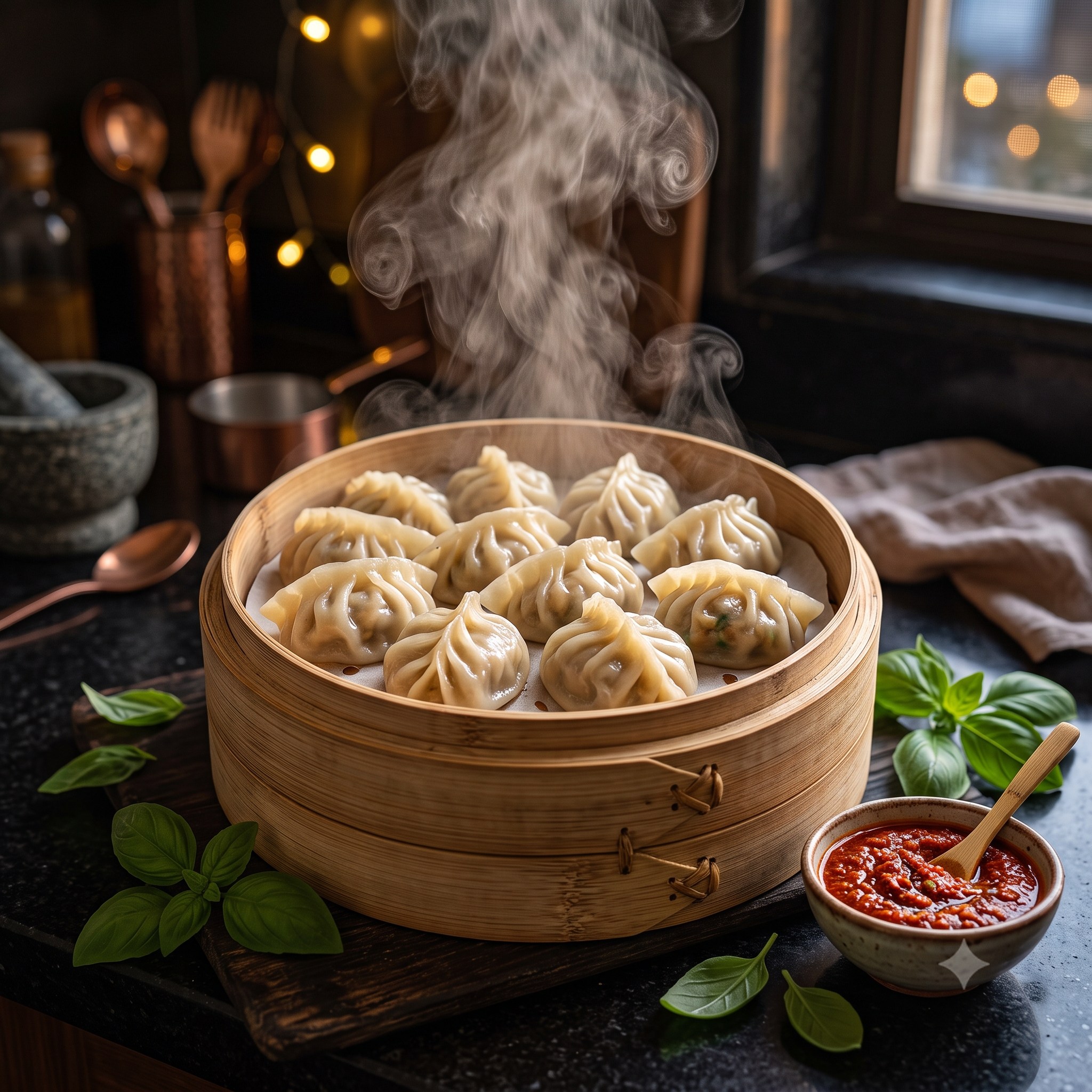 Steam Momos